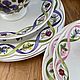 Чайные трио «Цветочный художник из Кью». Wedgwood. Чайные пары. Vintage_shop. Ярмарка Мастеров.  Фото №4