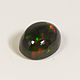 Black opal 9 x 7 mm; of 1,41 ct. Cabochons. Gold Smith Валерий. Online shopping on My Livemaster.  Фото №2