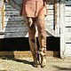 botas: INDIANINI bronce-botas Italianas hechas a mano. High Boots. Febe-handmade. My Livemaster. Фото №5