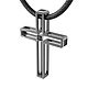 Titanium Cross with black diamonds in gold, Cross, Moscow,  Фото №1