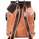 Order Leather backpack 'Style 1' brown. Russian leather Guild. Livemaster. . Backpacks Фото №3
