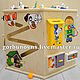Order Busybody: Educational Playground-HEXAGON 7in1 PREMIUM. Nikolay Igruchkin. Livemaster. . Busyboards Фото №3