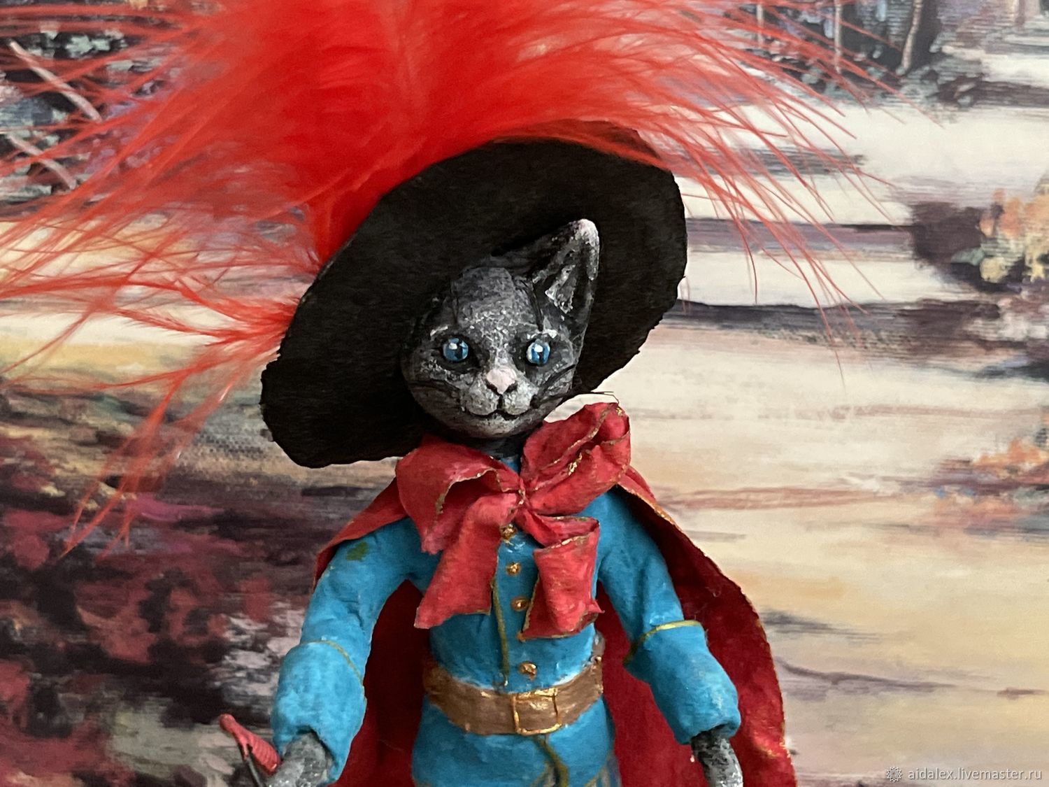 Елочные игрушки: ватная игрушка Кот в сапогах в интернет-магазине на ...