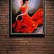 Фламенко. Картина маслом. Картины. Korneva_art. Ярмарка Мастеров.  Фото №4