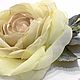 FABRIC FLOWERS. Chiffon rose ' Elina-II'. Brooches. fioridellavita. Online shopping on My Livemaster.  Фото №2
