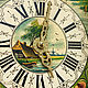 Винтаж: Старинные настенные часы Wuba Warmink с боем и лунным календарем. Часы винтажные. Mydecorroom. Ярмарка Мастеров.  Фото №4