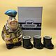 The paratrooper shtof porcelain. Professional kit. Souvenirs by profession. Veselyj farfor. My Livemaster. Фото №5