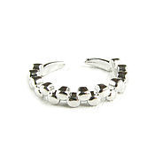 Украшения handmade. Livemaster - original item Thin Silver Ring, Stylish Ring, Dot ring. Handmade.