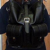 Сумки и аксессуары handmade. Livemaster - original item Backpack-leather bag 69. Handmade.