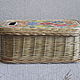 Order Box - box 'Russian style' wicker rectangular. Elena Shitova - basket weaving. Livemaster. . Storage Box Фото №3