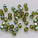 PR-127 Биконусы хрусталь 3 мм Olivine AB 10 шт (Preciosa), Кристаллы, Нижний Новгород,  Фото №1