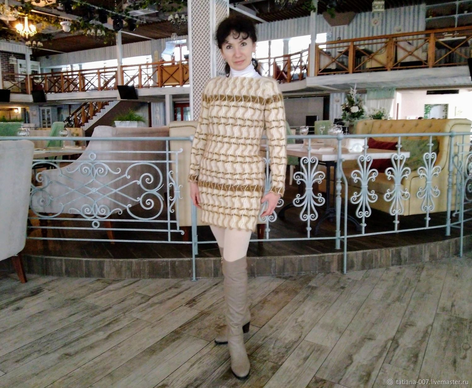 Купить Платье Вязаное Косами фото 10