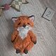 Тедди лис  (миниатюра). Тедди Зверята. Teddy-ot-Vileny. Коллекционная ручная работа. Ярмарка Мастеров.  Фото №4