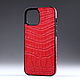 Заказать Чехол на любую модель iPhone из кожи крокодила IMA8002R2. CrocShop товары из экзотической кожи. Ярмарка Мастеров. . Чехол Фото №3