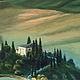 Order Oil painting Tuscany, summer landscape road to home. olga-klim (olga-klim). Livemaster. . Pictures Фото №3