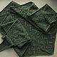 Green knitted soft shawl, Merino lamb wool, shawl, bactus, Shawls1, Saratov,  Фото №1