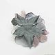 Order FLOWERS made OF fabric Chiffon rose ' Watercolor lilac'. fioridellavita. Livemaster. . Brooches Фото №3