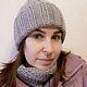 Комплект шапка и снуд "Какао". Комплекты головных уборов. Ирина Кислицына (crochet-irina). Интернет-магазин Ярмарка Мастеров.  Фото №2
