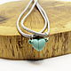 Mint Heart pendant made of two halves, Pendants, Gatchina,  Фото №1