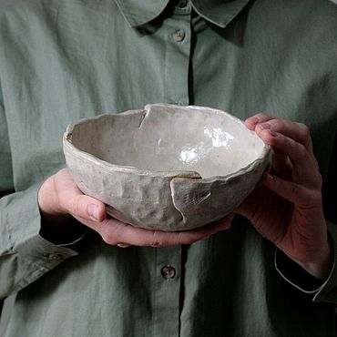 Посуда ручной работы. Ярмарка Мастеров - ручная работа Чаша Белый Камень. Handmade.