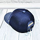 Order Baseball cap made of genuine ostrich leather, suede and mesh fabric. SHOES&BAGS. Livemaster. . Baseball caps Фото №3