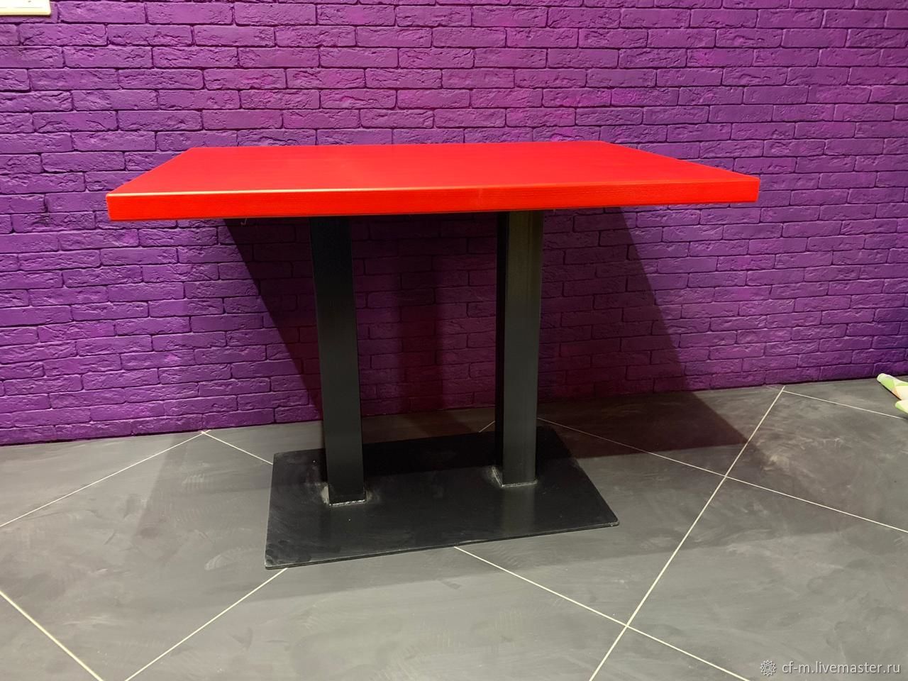 Столы: Стол на двойной ножке в стиле Loft на заказ в интернет-магазине ...