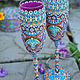 Glasses ' Eastern Fairy Tale', Wedding glasses, Velikiy Novgorod,  Фото №1