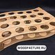 Шотница с изгибом на 5 шотов. Дуб. Держатели. WOODFACTURE. Ярмарка Мастеров.  Фото №4