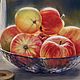 Картина маслом на холсте: "Яблочный август". Картины. Realism-painting. Ярмарка Мастеров.  Фото №4