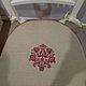 Подушки на стулья " Барокко". Подушки. Анна Смирнова (embroiderylinen). Интернет-магазин Ярмарка Мастеров.  Фото №2