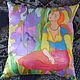The Eastern series of decorative pillows Women of the Maghreb. Pillow. arkensoie Silkyway. My Livemaster. Фото №5