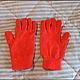 Винтаж:  красные перчатки. Перчатки винтажные. Кое-что из старенького. Интернет-магазин Ярмарка Мастеров.  Фото №2