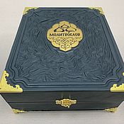 Сувениры и подарки handmade. Livemaster - original item Prayer book (gift leather book in a casket). Handmade.