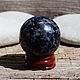 Order Ball of amphibolite, Gabbro. Mineral, 40 mm, stand as a gift. The inspiration of nature in stones. Livemaster. . Ball Фото №3