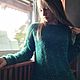 Свитер паутинка с пайетками. Свитеры. Дианова Татьяна(dianova_ta). Ярмарка Мастеров.  Фото №6