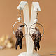 Bird earrings ' Coastal Swallows'. Miniature birds. Earrings. Coffeelena. My Livemaster. Фото №6