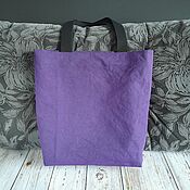 Сумки и аксессуары handmade. Livemaster - original item Tote bag made of thick linen. Handmade.