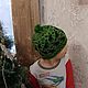 Заказать Winter cap for boy. Green hat with deer. Hats4you. Ярмарка Мастеров. . Caps Фото №3