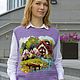 Безрукавка "Дом у озера". Жилеты. BOHO UNICUM. Ярмарка Мастеров.  Фото №4