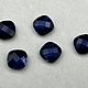 Sapphire hydrothermal briolette square cushion 12h12 mm. Cabochons. yakitoriya. My Livemaster. Фото №6