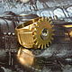 Steampunk 'Gear' rings made of brass and copper. Ring. Neformal-World. Online shopping on My Livemaster.  Фото №2