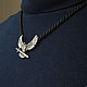 Order suspension: Medallion: Silver pendant ' Faithful Eagle'. Persian (persianjewelry) (persianjewelry). Livemaster. . Pendants Фото №3