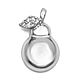 Подвеска "Груша" 14мм (выберите цвет)(50 943/50 944). Подвески. Родий (rhodium). Интернет-магазин Ярмарка Мастеров.  Фото №2
