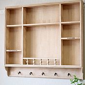 Shelf for spices, collections, decorative jars without filling