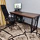Заказать  Рабочий стол в стиле лофт из ясеня. furniture store. Ярмарка Мастеров. . Столы Фото №3