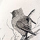 Заказать 'Twitter outside the window' graphics (birds, minimalism). 'More vnutri' Nadezhda. Ярмарка Мастеров. . Pictures Фото №3