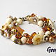 Amber bracelet with pendants. Bead bracelet. Grafoli jewellery. Online shopping on My Livemaster.  Фото №2