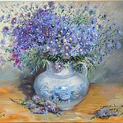 Картины и панно ручной работы. Ярмарка Мастеров - ручная работа Картины: Осенние цветы(октябринки). Handmade.