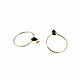 Earrings with onyx, gold earrings with black onyx, earrings gift. Earrings. Irina Moro. My Livemaster. Фото №5