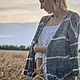 Удобный кардиган лен хлопок с пайетками. Кардиганы. Свитер каждый день. Ярмарка Мастеров.  Фото №5
